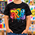 BRUH Graffiti DTF Transfer – 8” x 8”