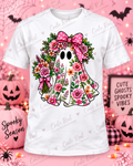 Floral Ghost DTF Transfer – 11” x 11”