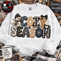 Cozy Season DTF Transfer – 11” x 11”