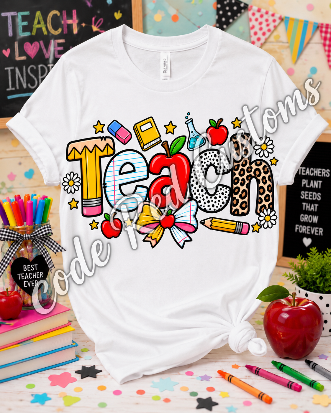 Teach DTF Transfer – 11” x 11”