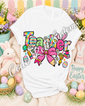 Easter Teacher DTF Transfer – 11” x 11”